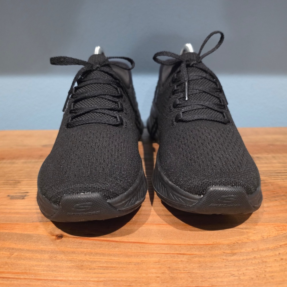 Skechers Womens Slip-ins Edgeride Sneaker Black Stretch Fit 149953 Size 8.5 - Picture 2 of 10